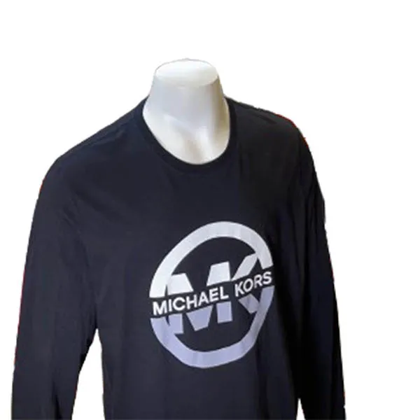Áo Thun Dài Tay Nam Michael Kors MK 9F28K10901 Màu Đen Size XL