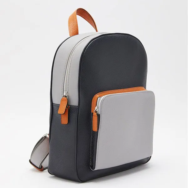 Balo Nam Biagini Burano Backpack Dark Blue Màu Xanh Blue