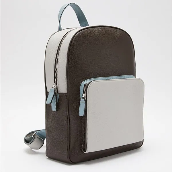 Balo Nam Biagini Burano Backpack Dark Brown Màu Nâu
