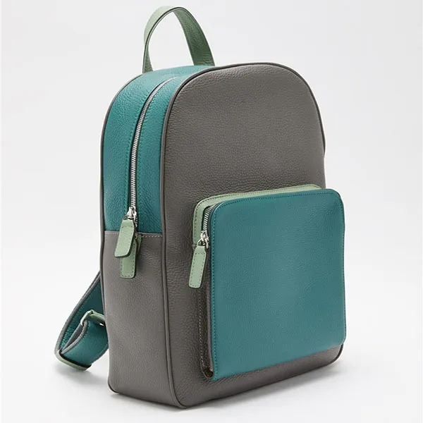 Balo Nam Biagini Burano Backpack Dark Green Màu Xanh Green