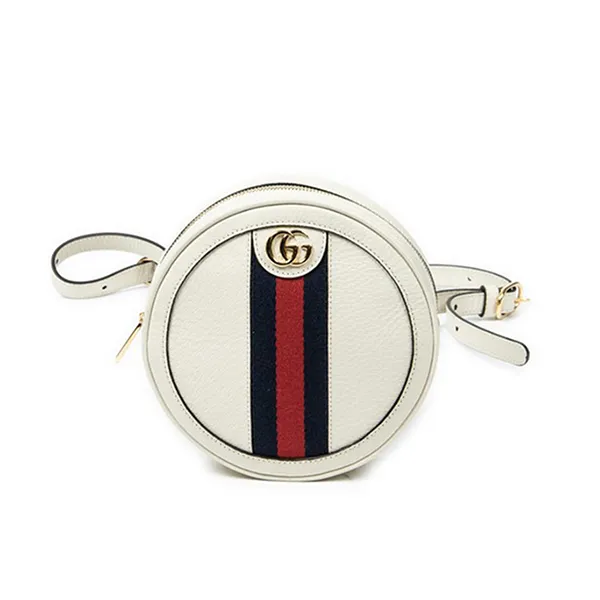 Balo Nữ Gucci GG Women Ophidia Mini Backpack In White Leather Màu Trắng - Túi xách - Vua Hàng Hiệu