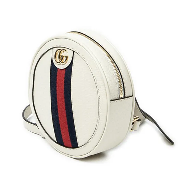 Balo Nữ Gucci GG Women Ophidia Mini Backpack In White Leather Màu Trắng - Túi xách - Vua Hàng Hiệu