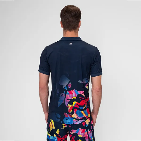 Bộ Quần Áo Cộc Tay Nam Bidi Badu Wild Arts Polo Màu Xanh Đen Size XS - Thời trang - Vua Hàng Hiệu