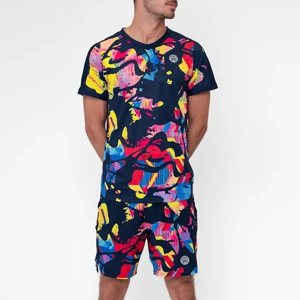 Bộ Quần Áo Cộc Tay Nam Bidi Badu Wild Arts V-Neck Phối Màu Size XS - Thời trang - Vua Hàng Hiệu