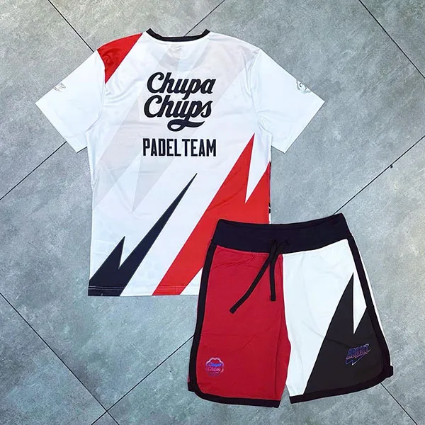 Bộ Quần Áo Cộc Tay Nam Hydrogen About Men's Crazy Chupa Crew Màu Trắng Size XS