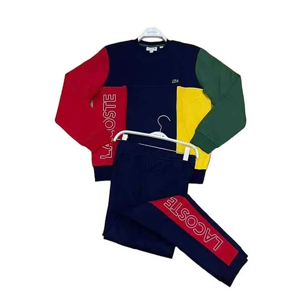 Bộ Quần Áo Nỉ Nam Lacoste Classic Side Logo Phối Màu