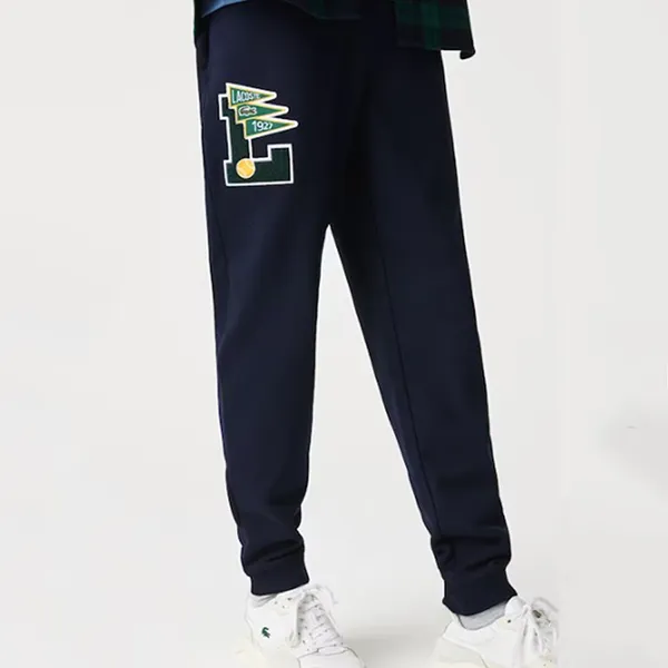 Bộ Quần Áo Nỉ Nam Lacoste Men’s Fleece L Badge Màu Xanh Navy - Thời trang - Vua Hàng Hiệu