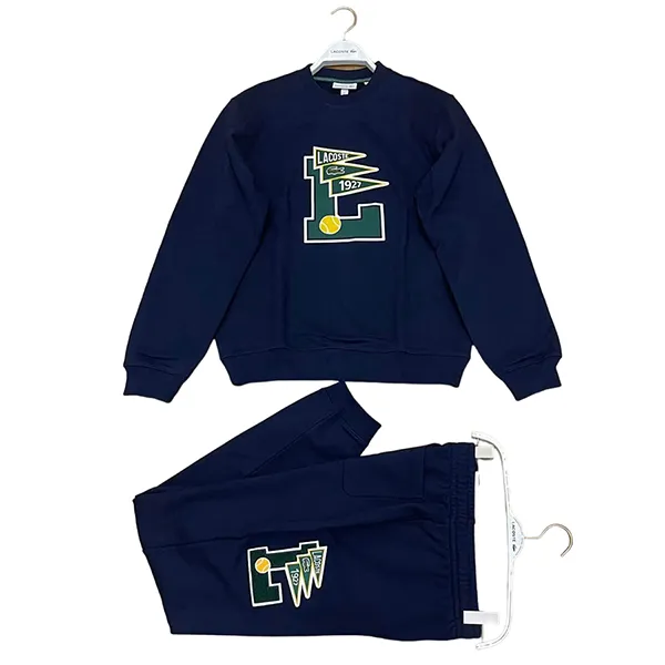 Bộ Quần Áo Nỉ Nam Lacoste Men’s Fleece L Badge Màu Xanh Navy - Thời trang - Vua Hàng Hiệu