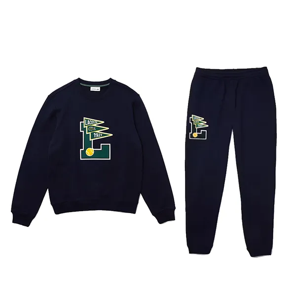 Bộ Quần Áo Nỉ Nam Lacoste Men’s Fleece L Badge Màu Xanh Navy - Thời trang - Vua Hàng Hiệu
