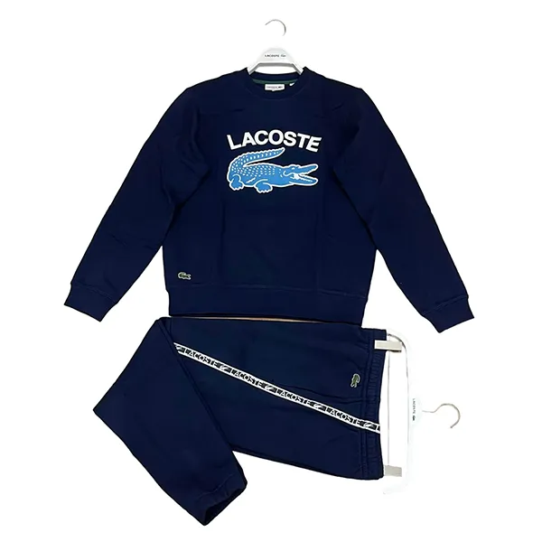Bộ Quần Áo Nỉ Nam Lacoste Men’s Màu Xanh Navy