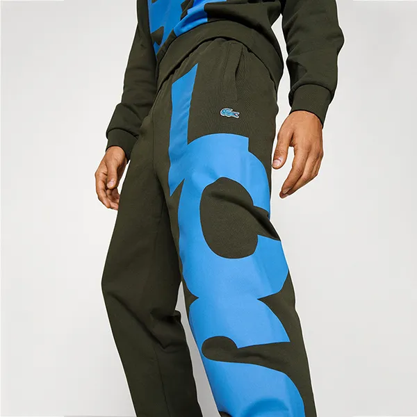 Bộ Quần Áo Nỉ Nam Lacoste Men’s Sport Tracksuit Bottoms Cotton Màu Xanh Rêu
