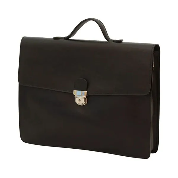 Cặp Xách Tay Nam Old Angler Calfskin OLD407892C5DEC37A055 Màu Đen