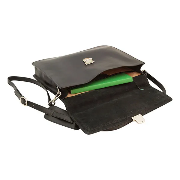 Cặp Xách Tay Nam Old Angler Calfskin OLD407892C5DEC37A055 Màu Đen