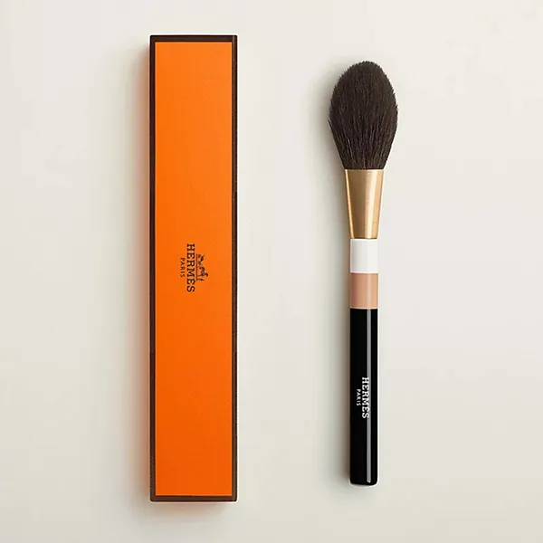 Cọ Tán Phấn Trang Điểm Hermès Plein Air Powder Brush Màu Nâu Đen - Trang điểm - Vua Hàng Hiệu