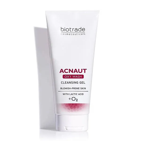 Combo Sữa Rửa Mặt + Nước Hoa Hồng Biotrade Acnaut Oxy Wash Cleansing & Acnaut Mattifying Tonic (200ml + 60ml)