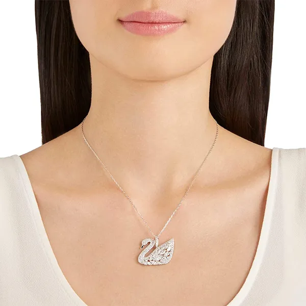 Dây Chuyền Nữ Swarovski Swan Lake Pendant 5169080 Màu Bạc