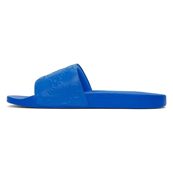Dép Nam Gucci GG Demetra Slide Sandals Màu Xanh Blue Size 41 - Dép - Vua Hàng Hiệu