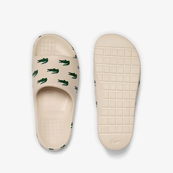 Dép Lacoste Serve Slide 2.0 46CMA0043 Màu Trắng Kem