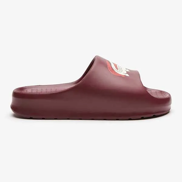 Dép Lacoste Serve Slide 2.0 123 Evo Synthetic Slides 0100-LAC45CMA00053C9007 Màu Đỏ Mận Size 43