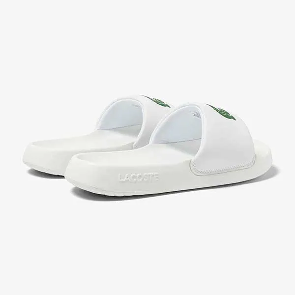 Dép Nam Lacoste Croco 1.0 45CMA0002 Màu Trắng