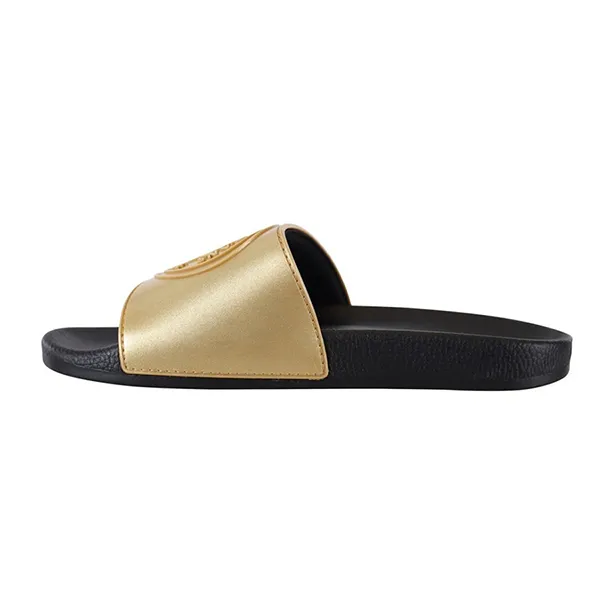 Dép Nam Versace Gold Sliders With Emblem Màu Đen Vàng Size 40 - Dép - Vua Hàng Hiệu