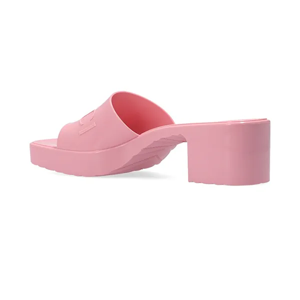 Dép Nữ Gucci Pink Rubber Slide Sandals 624730 J8700-5815 Màu Hồng Size 35 - Dép - Vua Hàng Hiệu
