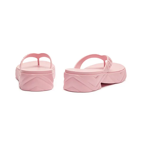 Dép Nữ Gucci Women's Thong Platform Sandal Màu Hồng Size 36