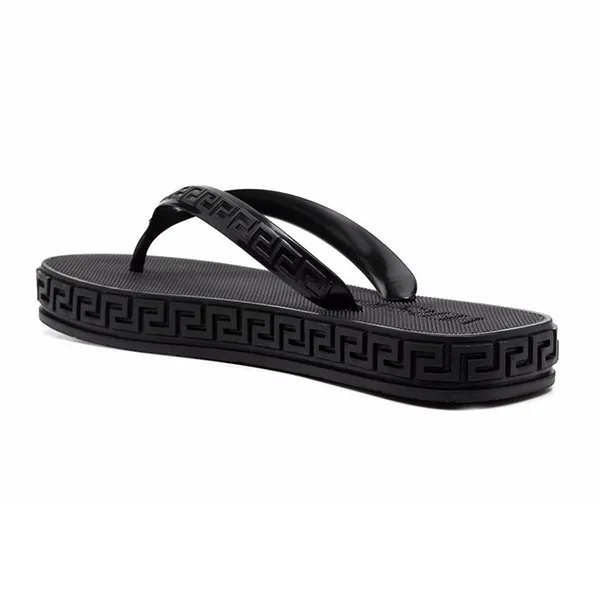 Dép Versace Greca Logo Flip Flop Sandals Màu Đen Size 38