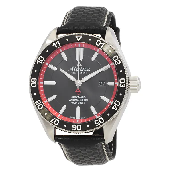 Đồng Hồ Nam Alpina Alpiner 4 Automatic Black Dial Men's Watch AL-525BR5AQ6-SR Màu Đen Đỏ - Đồng hồ - Vua Hàng Hiệu