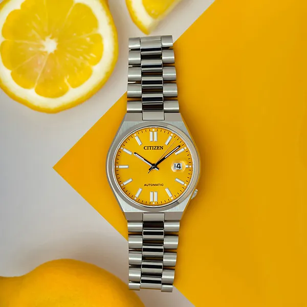 Đồng Hồ Nam Citizen Automatic Orange Dial Men's Watch NJ0150-81Z Màu Bạc - Đồng hồ - Vua Hàng Hiệu