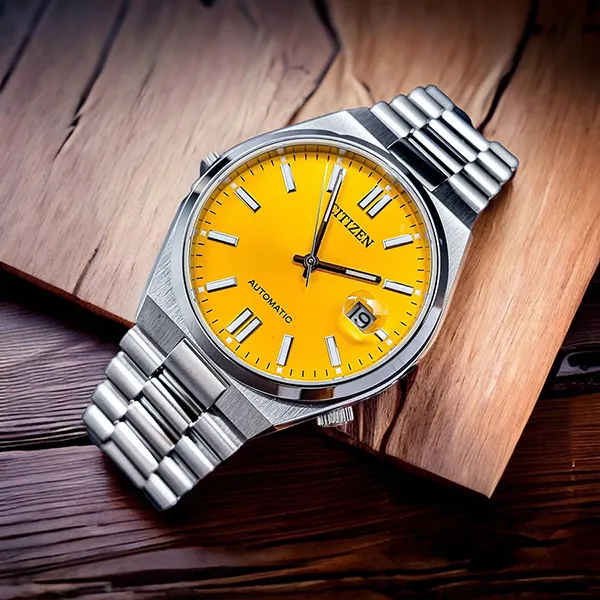 Đồng Hồ Nam Citizen Automatic Orange Dial Men's Watch NJ0150-81Z Màu Bạc - Đồng hồ - Vua Hàng Hiệu