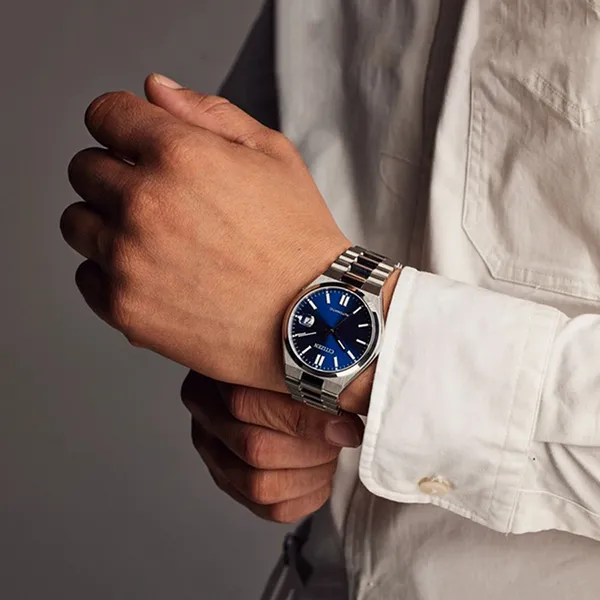 Đồng Hồ Nam Citizen Automatic Blue Dial Men's Watch NJ0151-88L Màu Xanh Bạc