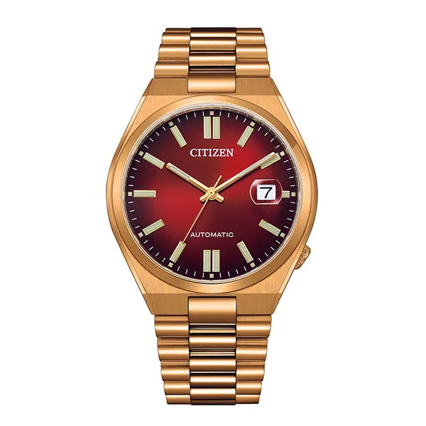 Đồng Hồ Nam Citizen Tsuyosa Automatic Red Dial Watch NJ0153-82X Màu Vàng - Đồng hồ - Vua Hàng Hiệu
