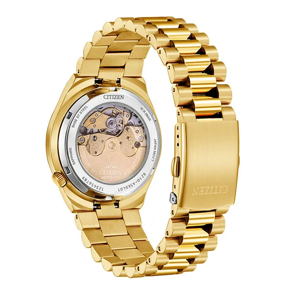 Đồng Hồ Nam Citizen Tsuyosa Automatic Red Dial Watch NJ0153-82X Màu Vàng - Đồng hồ - Vua Hàng Hiệu