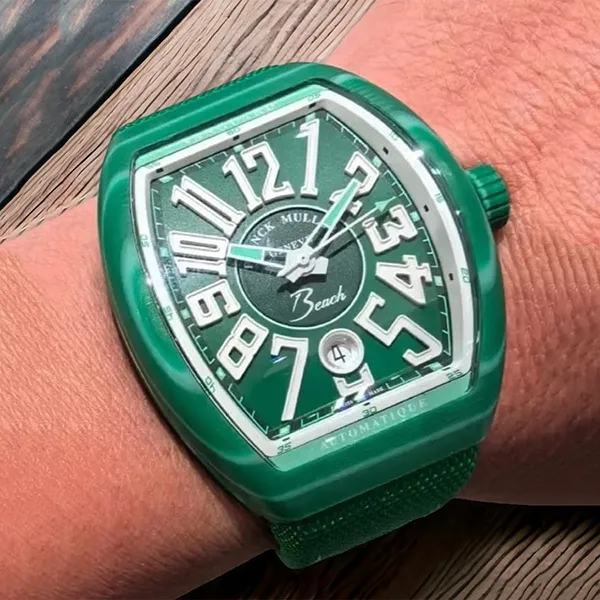 Đồng Hồ Nam Franck Muller V41 Vanguard Beach Green Màu Xanh Lá - Đồng hồ - Vua Hàng Hiệu