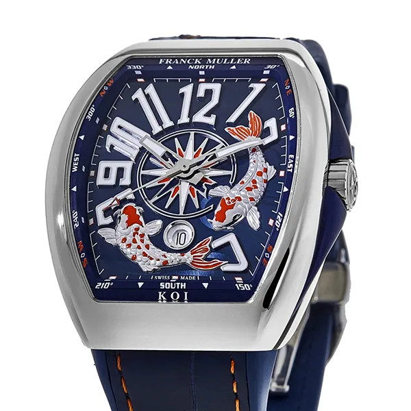 Đồng Hồ Nam Franck Muller Vanguard V41 KOI Limited Edition Màu Xanh Lam - 3