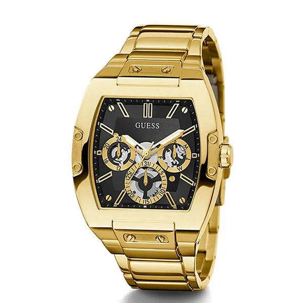 Đồng Hồ Nam Guess Mens Gold Tone Multi Function Watch GW0456G1 Màu Vàng Đen