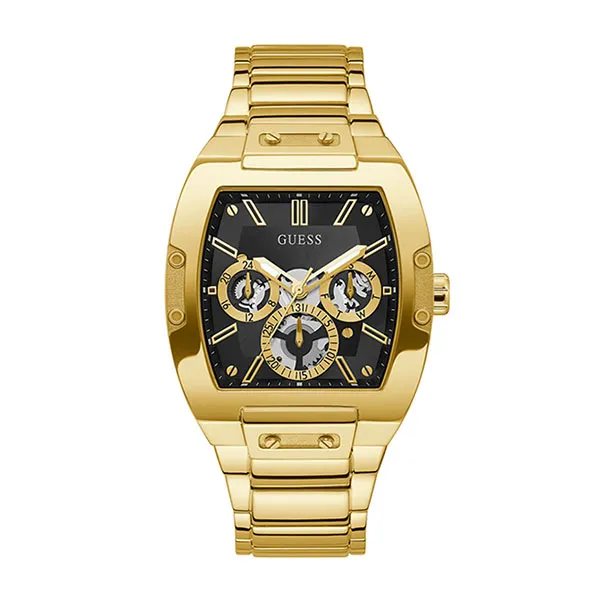 Đồng Hồ Nam Guess Mens Gold Tone Multi Function Watch GW0456G1 Màu Vàng Đen