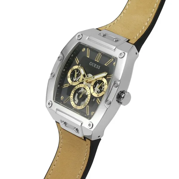 Đồng Hồ Nam Guess Phoenix Silver Watch GW0202G3 43mm Màu Nâu