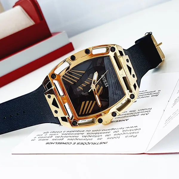 Đồng Hồ Nam Guess Quartz Gold Tone GW0500G1 44mm Màu Đen Vàng - Đồng hồ - Vua Hàng Hiệu