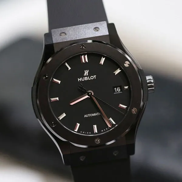 Đồng Hồ Nam Hublot Classic Fusion Ceramic Black 42mm 542.CM.1171.RX Màu Đen