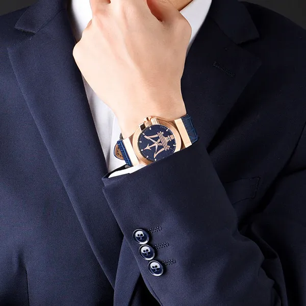 Đồng Hồ Nam Maserati Potenza Quartz R8851108027 Màu Xanh Navy Vàng Hồng - Đồng hồ - Vua Hàng Hiệu
