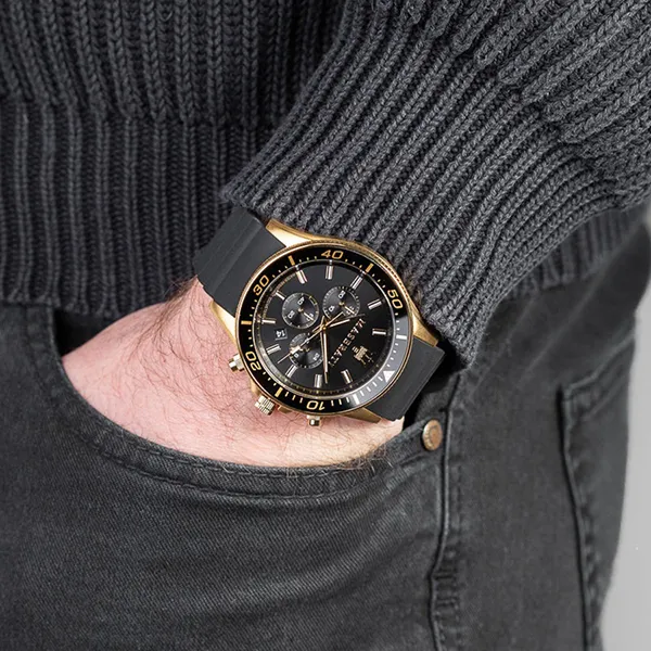 Đồng Hồ Nam Maserati Sfida Men's Watch R8871640001 Màu Vàng Đen - Đồng hồ - Vua Hàng Hiệu