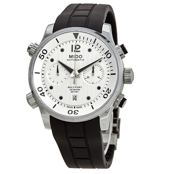 Đồng Hồ Nam Mido Multifort Chronograph Automatic Men's Watch M005.914.17.030.00 Màu Đen Bạc
