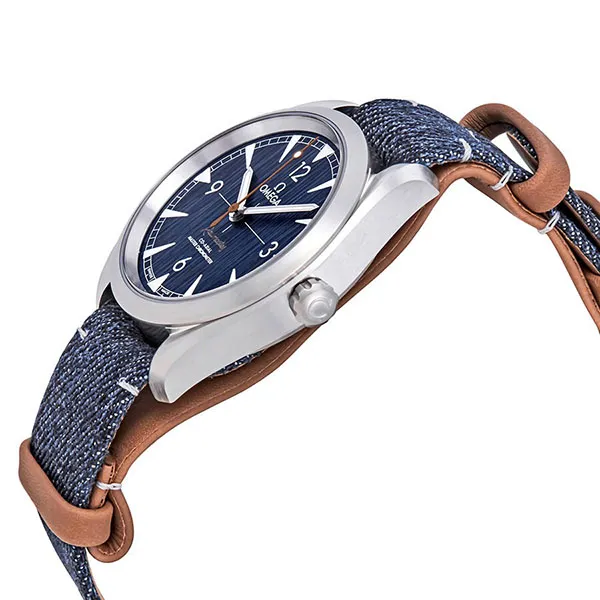 Đồng Hồ Nam Omega Railmaster Automatic Blue Jeans Dial Men's Watch 220.12.40.20.03.001 Màu Xanh