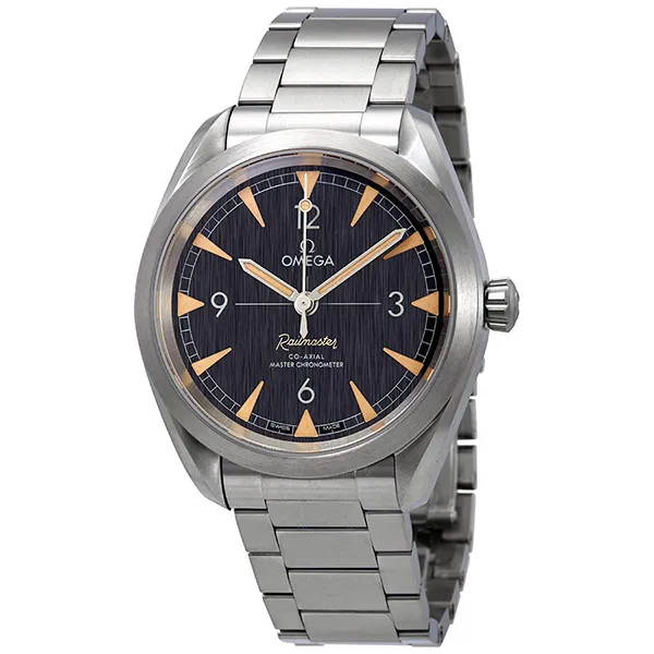 Đồng Hồ Nam Omega Seamaster Railmaster Automatic Men's Watch 220.10.40.20.01.001 Màu Bạc