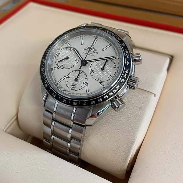 Đồng Hồ Nam Omega Speedmaster Racing Automatic Chronograph Men's Watch 32630405002001 Màu Bạc Đen