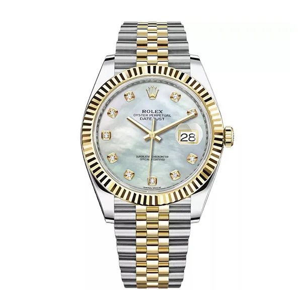 Đồng Hồ Nam Rolex Datejust 41mm MOP 126333 Màu Demi (Vàng - Bạc) - Đồng hồ - Vua Hàng Hiệu