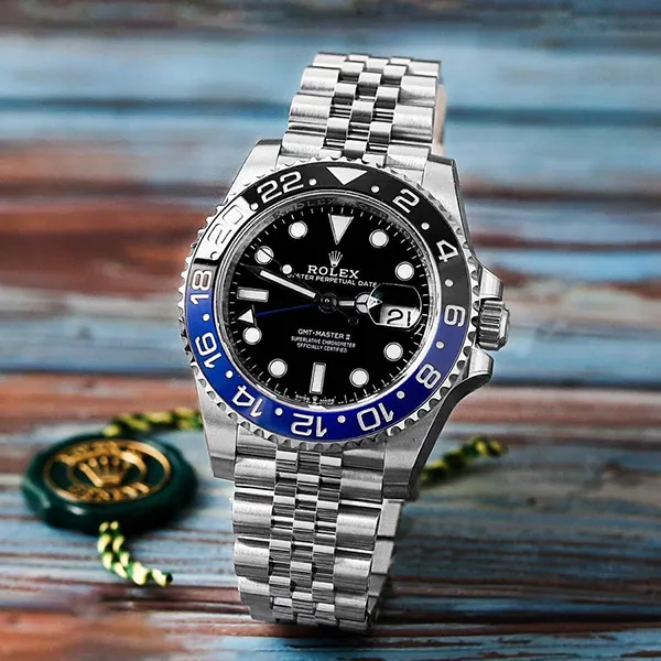 Đồng Hồ Nam Rolex GMT Master II 126710BLNR 40mm Màu Bạc Mặt Đen - Đồng hồ - Vua Hàng Hiệu