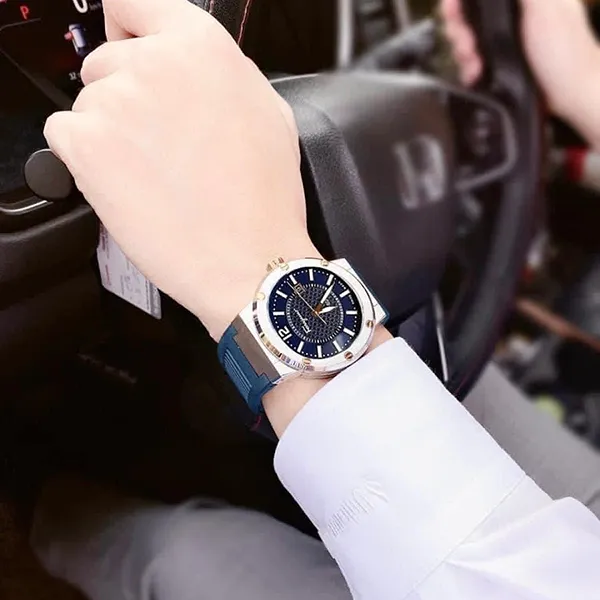 Đồng Hồ Nam Salvatore Ferragamo F80 Watch 44mm SFHY01022 Màu Xanh Lam